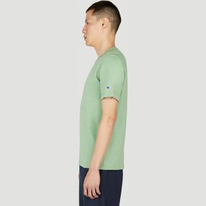 [해외배송] 챔피온 로고 자수 티셔츠 218905 GS088 SGR