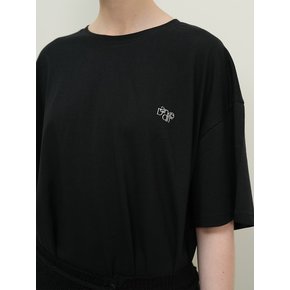 logo T-shirt - Black