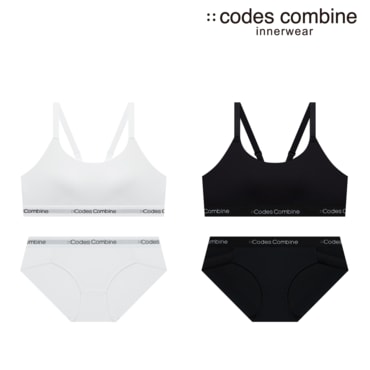 코데즈컴바인이너웨어 스포츠 브라세트 2종택1 (CDWBR257+CDWBP257)