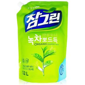 참그린 녹차 1200ml 주방세제