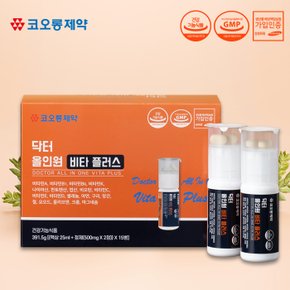 닥터 올인원 비타 플러스 - {액상25ml + 정제(500mg x 2정)} x 15병