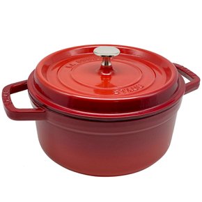 스토브 staub 냄비 양손 냄비 피코 코콧 라운드 22cm 체리 1102206 40509-825-0 법랑 []