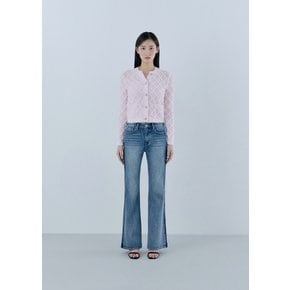 OQ1D5037  여성 옆선 디테일 DBL부츠컷