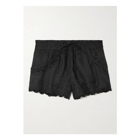 이자벨마랑 롤라 브로드리 앙글레즈 라미 쇼츠 블랙 1647597357872272