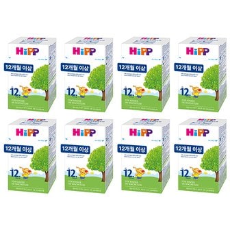 HIPP 힙 킨더밀쉬 12M 600g 8 통