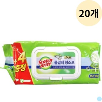  3M 점착식 청소포 더블액션 정전기 대형 24매 X 20P