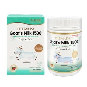 하이웰 프리미엄 산양유 Goat Milk 1500 딸기향 300정