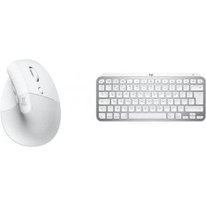 영국 로지텍 리프트 Logitech MX Keys Mini Keyboard for Mac and Lift Vertical Ergonomic Mous