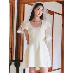 Bridal Waltz Mini Dress_white