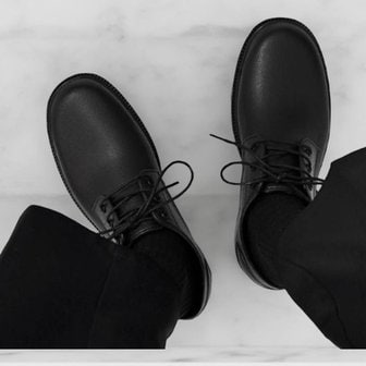  [옷자락] 남성 정장용 블랙 스트랩 로퍼 미끄럼 방지 구두