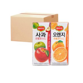 델몬트 사과 + 오렌지 드링크팩 190ml 48팩