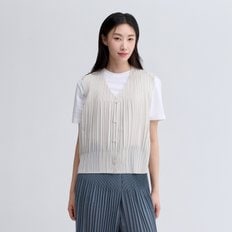 V넥 펀칭 블루종 베스트_EPVTM025001