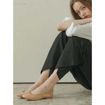 포셀리 Porselli Leather Flat shoes_Light Ten