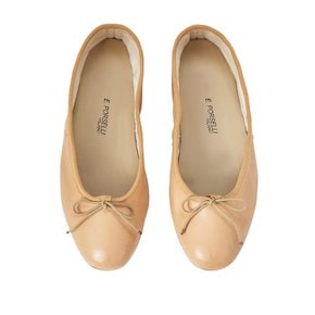 Porselli Leather Flat shoes_Light Ten