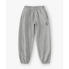 라퍼지스토어 심볼 로고 와이드 조거 스웨트팬츠_그레이 Melange Symbol Logo Wide Jogger Sweatpants_그레이 Melange