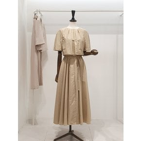 [파주점] 주크 넥라인셔링 벨티드 반팔 원피스 V253PSE906