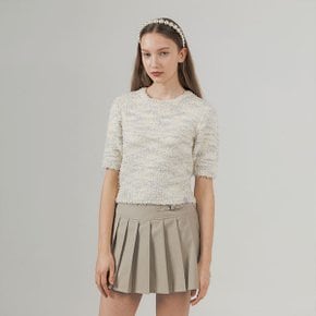 HALF SLEEVE KNIT IVORY