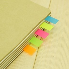 5색 인덱스 직사각 메모지(25매) 인덱스메모지