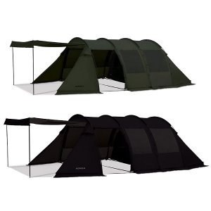 KOVEA [모바일] 코베아 몬스터 딥카키 블랙 터널식 투룸 거실형 텐트
