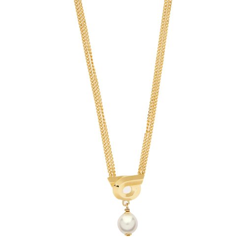 [해외배송] 26 F/W 페라가모 간치니 펄 펜던트 목걸이 776607/760782ORO/PERLE B0012293524