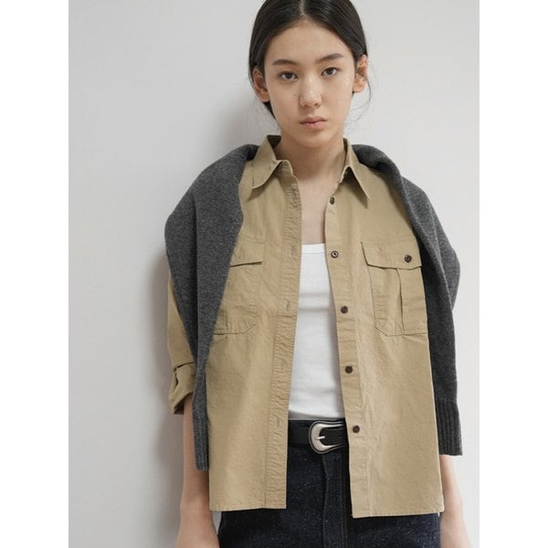 Bio Washed Work Shirts (Beige)