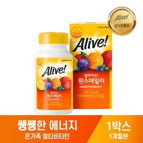 얼라이브 종합비타민 멀티비타민 30정 1병 (총 1개월분) / 비타민B 비타민D 비타민C 비오틴