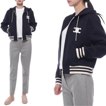 셀린느 24FW 여성 트리옹프 캐시미어 후드 재킷 (2W99C6700 07MR 24F)