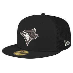 [해외] 1114961 뉴에라 모자 MLB [토론토 블루제이스] 59FIFTY Trucker Fitted Hat - Black -