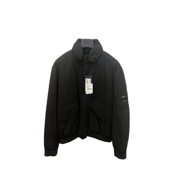 25FW 씨피 컴퍼니 가죽 자켓 19CMOW007A110264A999 BLACK DOM