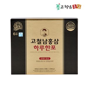 짜먹는 전체식 홍삼스틱 하루한포 10ml x 30포