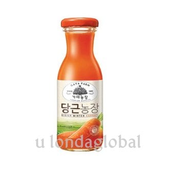  가야농장 제주 당근 아침대용 주스 180ml 36개