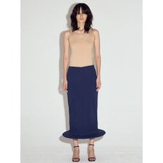 Wired hem cylinder skirt