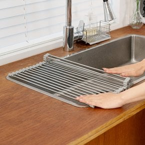 롬에이 롤디 드라잉매트 싱크대 접이식 설거지 물빠짐 건조 선반 SSG