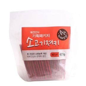 펫맨 국산 애견 수제간식 소고기 져키 600g 포메 개 (WB89B3B)