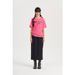 LQKAX26500 폴리 H라인 밴딩 스커트