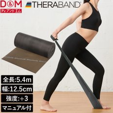 D&M 5.4 m +3 TB-5 테라밴드 D&M 세라밴드 워크아웃 밴드 스트렝스 레벨 블랙 블랙 매뉴얼