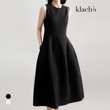 KLACHE 클라셰 핀턱라운드포켓원피스_B4M0704