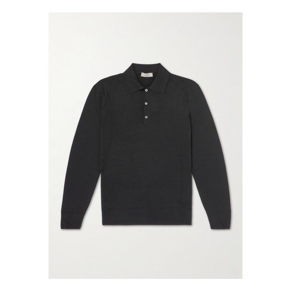 울 폴로 셔츠 블랙 46376663162941356