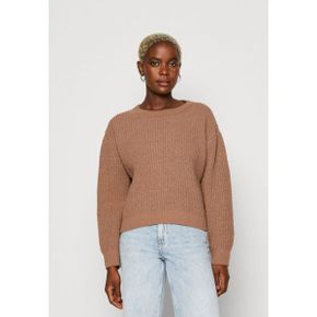 4032572 Vero Moda VMAGATE O NECK LOW - Jumper brown lentil