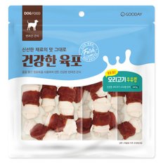 건강한육포 오리고기말이 우유껌 240g