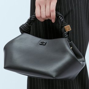 26 FW 가니 여성 Bou 보우 로고 탑핸들 스몰 토트백 블랙 A5241 099