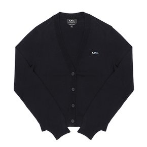 COEZJ F22316 IAK DARK NAVY JOSEPHINE 조세핀 크레이프 브이넥 여성 가디건