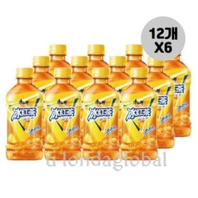 캉스푸 빙홍차 아이스티 사무실 차 음료 330ml 12개X6