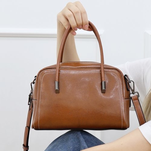 [선물증정] 아델백 스티치포인트 코팅소가죽 크로스 토트백 HGSS0731