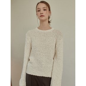 j1076 oat u-neck knit (ivory)