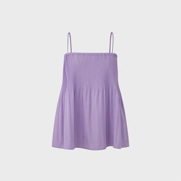 EENK Pleats Sleeveless Top - Lavender