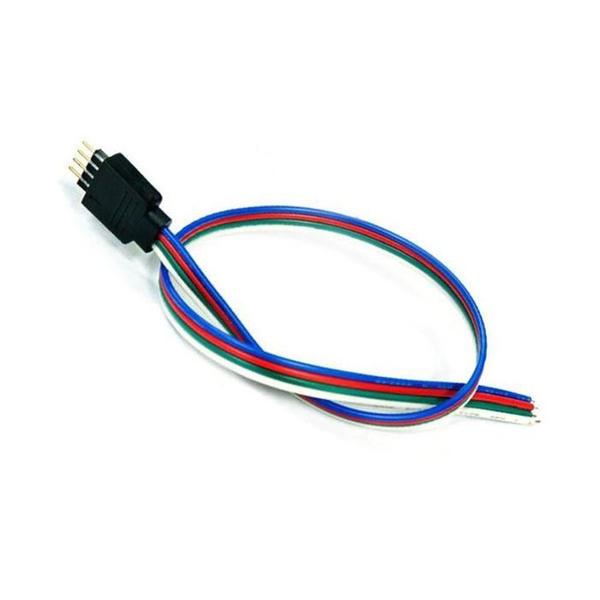 [뷰티풀마인드] RGB 커넥터 전선 커넥터 LED 조명 케이블 4선 1m 1p(1)