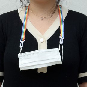KC인증 어린이 성인 마스크 목걸이 스트랩 줄 끈