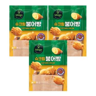  비비고 슈크림 붕어빵 300g X 3봉-