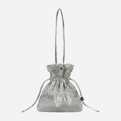 [KWANI]Crinkle Shoulder Bag Silvery Silver★日本未入荷 Amazon.com: KWANI Crinkle Shoulder Bag for Women
